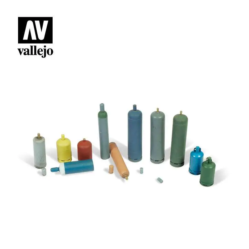 Figurine vallejo scenics modern gas bottles sc209